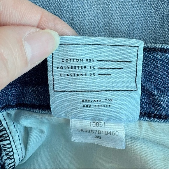 AYR The Pop Fringe Hem Straight Leg Jeans - Picture 9 of 13